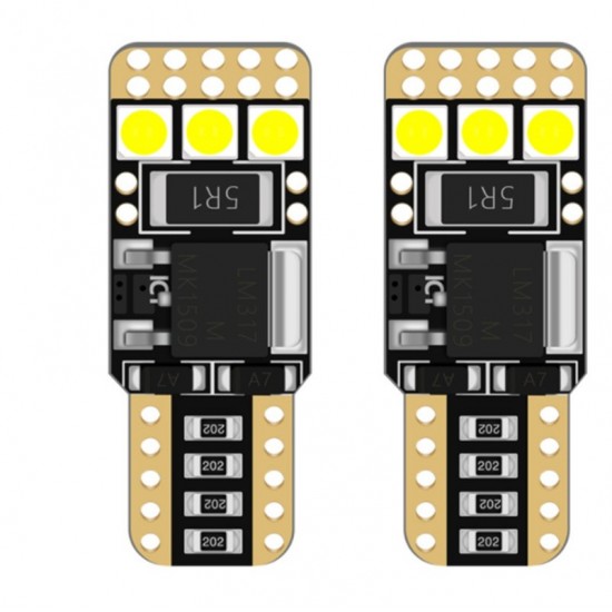 T10 Dekoratif led ampul buz mavi 12V 4W canbus / LAAM953-2