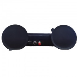 Tepe çakar lamba mıknatıslı vantuzlu 21 fonksiyonlu 15,5cm  6 ledli kırmızı-mavi usb şarjlı-kumandalı  adet  / LAPA118-2