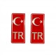 Tr plaka sticker (2 adet ) / YACIY01