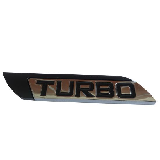 Universal Turbo Fender Sticker Metal Arma