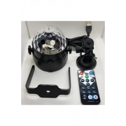 Uzaktan Kumandalı Sese Duyarlı Usb Girişli Disko Topu Parti Malzemesi