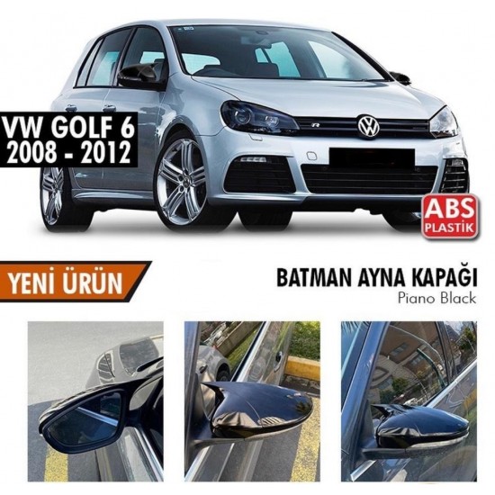 Volkswagen Golf 6 Batman Yarasa Ayna Kapağı 2008-2012