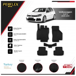 Volkswagen Golf 6 2009-2013 3D Havuzlu Paspas