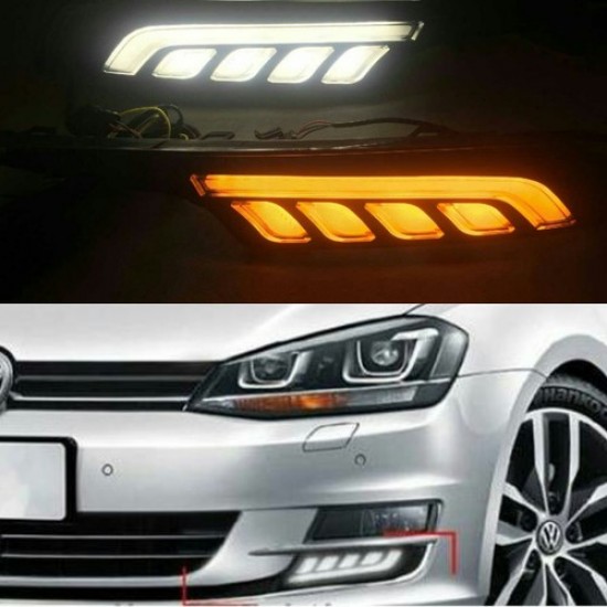 Volkswagen Golf 7 2012-2015 Led Gündüz Sis Farı Takımı