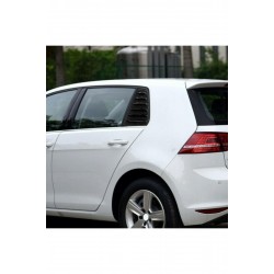 Vw Golf 7 - 7.5 Kelebek Cam Vizörü Piano Black 2013-2020