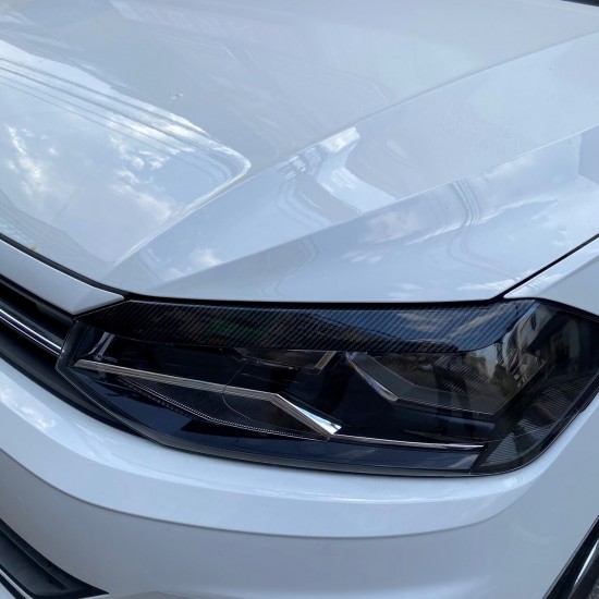 Vw Polo Mk6 2019+ Far Kaşı Piano Black Kaş Parlak Siyah