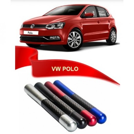 VW Polo Uyumlu Karbon Desenli Çubuk Metal Radyo Anteni