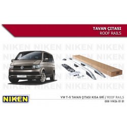 Vw Transporter T5 T6 T7 Tavan Çıtası Port Bagaj Taşıyıcı Gri Kısa