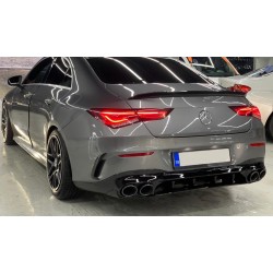 W118 Cla45 Difüzör & Egzoz Setı (siyah Egzoz)