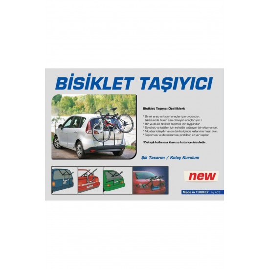 Xbyc 102 Pbc-2na Bisiklet Taşıyıcı 2 Li Kayış Destekli