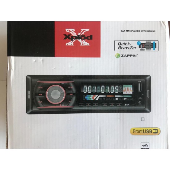 Zappın Xplod Oto Teyp 52Wx4 Sd Usb Aux Girişli